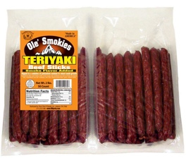 Buffalo Bills 2-lb Teriyaki 5 inch Ole' Smokies Saddlebag